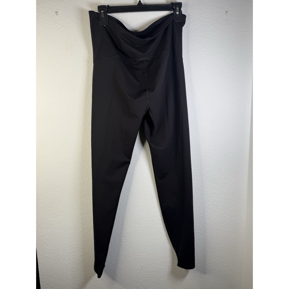 Spanx Pants Womens 1X Black Shape Yoga Workout Leggings Athletic Casual